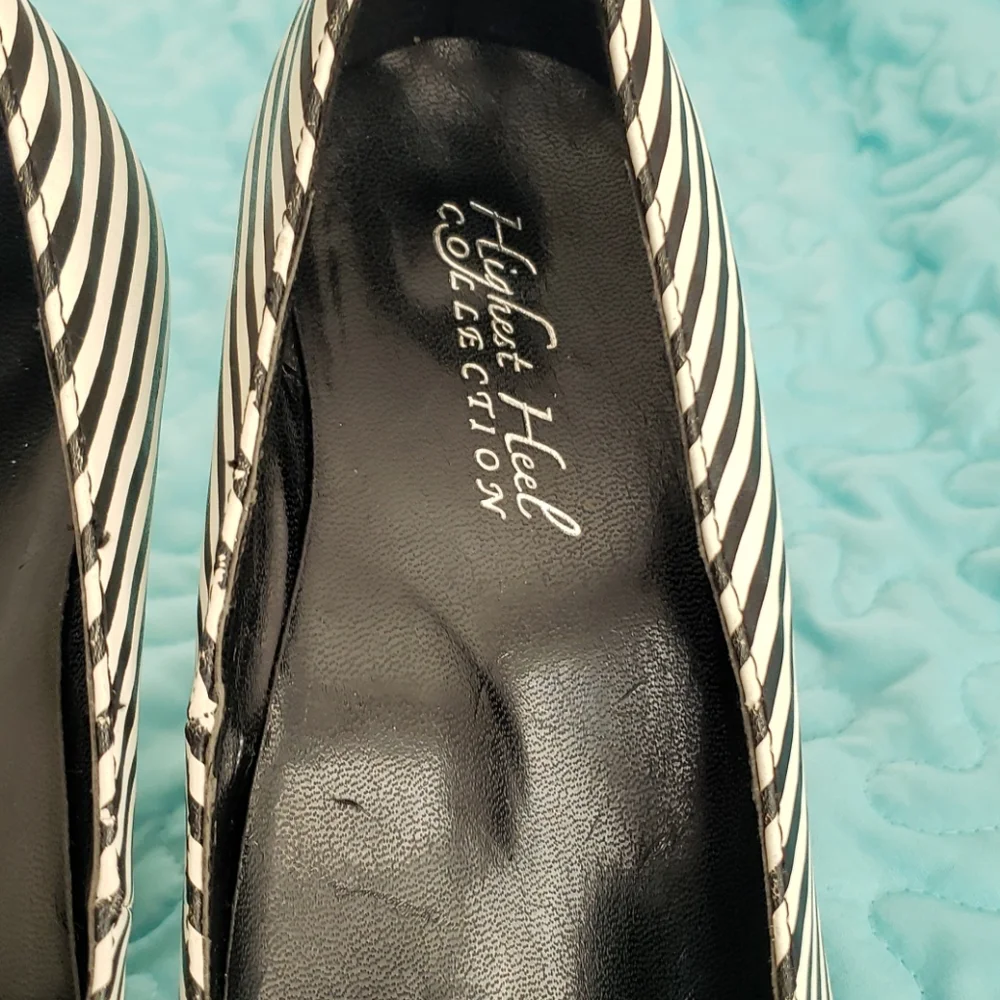 Highest Heel Pistol Gun Heel Shoes Size 8